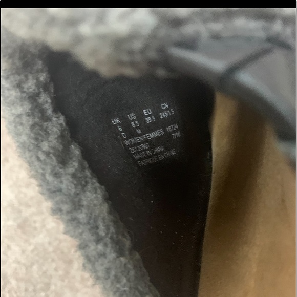 Clarks Soft Cushion Mule Loafers Sherpa Lined Clogs - Picture 5 of 6